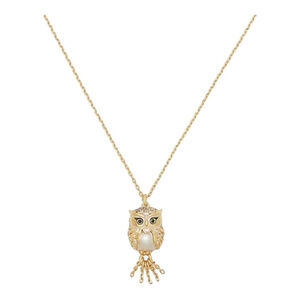Kate Spade Winter Wonderland Owl Pedant Necklace Hoot NWT